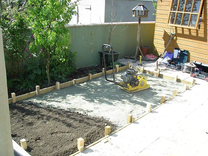 Timber frame for artificial turfgrass